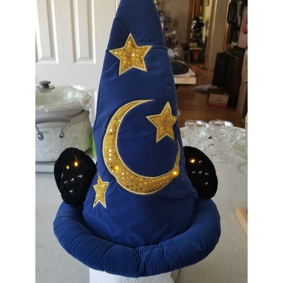 Disney Fantasia 100 years of magic hat gold stars Rare - Picture 2 of 11